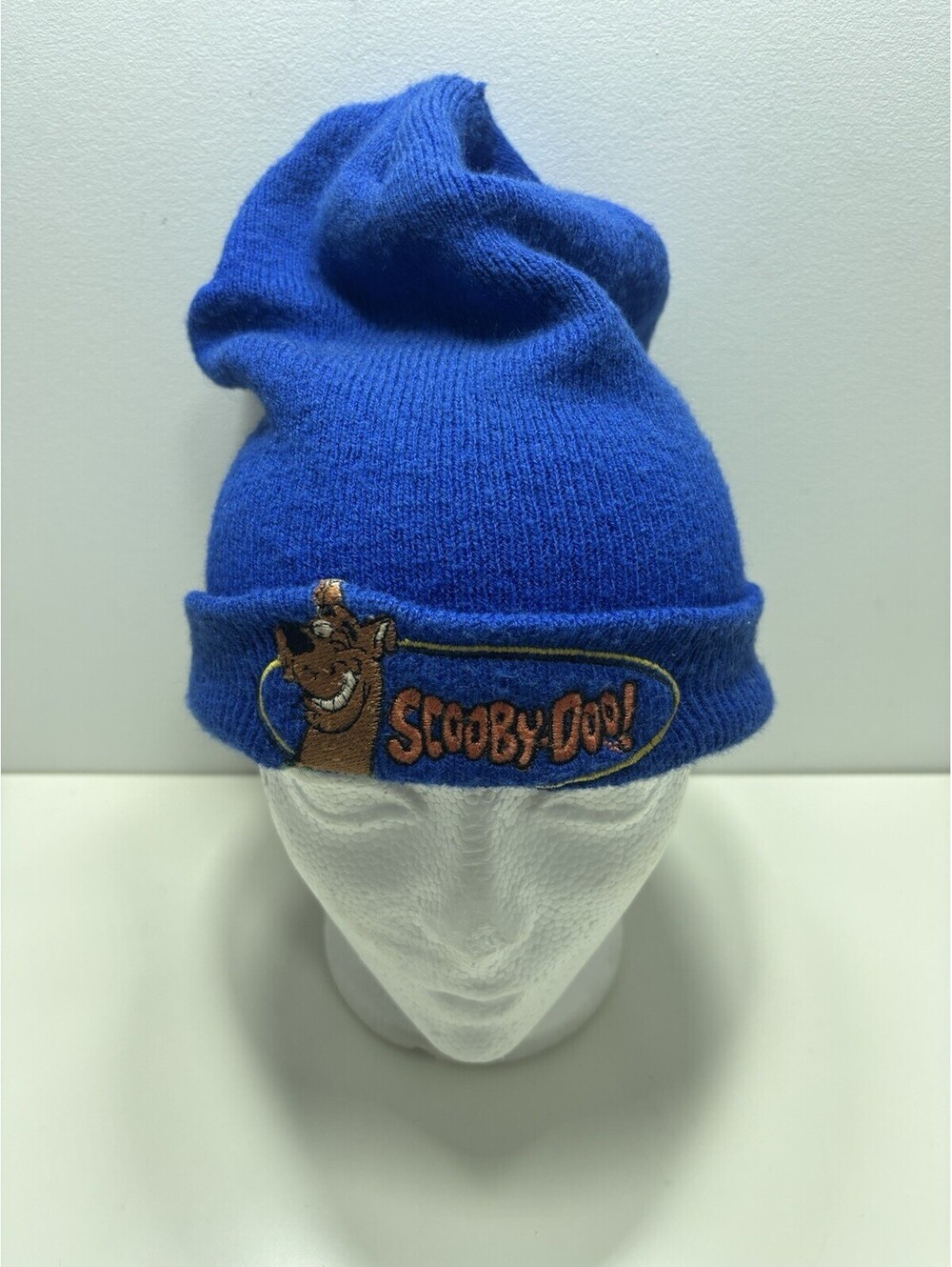 Vintage 1990s Scooby-Doo! Cartoon Network Cartoon Blue Graphic Beanie Hat